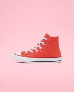 Converse Seasonal Color Chuck Taylor All Star Lány Magasszárú Piros/Fehér/Sötét/Piros | YZLNVTX-HU